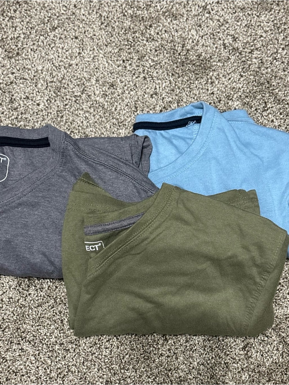 Architect Men's Short Sleeve Tee - Olive, Gray & Light Blue